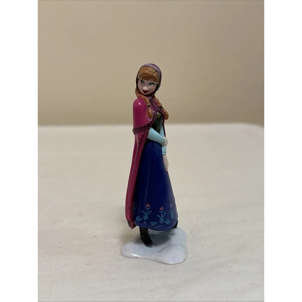 Disney Figurine Cake Topper Lot Ursula Queen of Hearts Olaf Anna Frozen 4pc